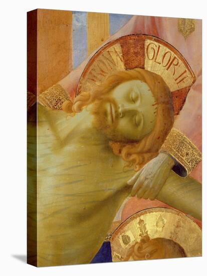 Santa Trinita Altarpiece, Detail of the Head of the Dead Christ, c.1434-Fra Angelico-Premier Image Canvas
