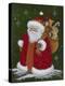 Santa with a Sack of Toys-Beverly Johnston-Premier Image Canvas