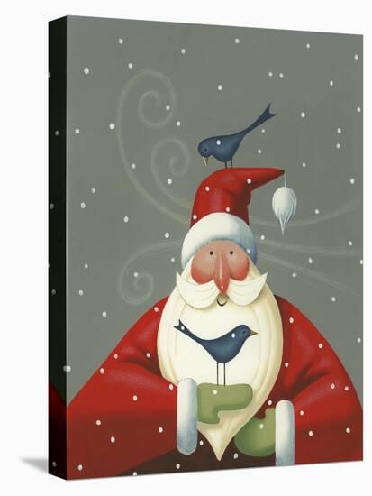 Santa with Bluebirds-Margaret Wilson-Premier Image Canvas