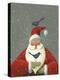 Santa with Bluebirds-Margaret Wilson-Premier Image Canvas