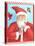 Santas Bird greeting-Melinda Hipsher-Premier Image Canvas