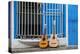 Santiago De Cuba Province, Historical Center, Calle Heredia, Guitars by Balcony-Jane Sweeney-Premier Image Canvas