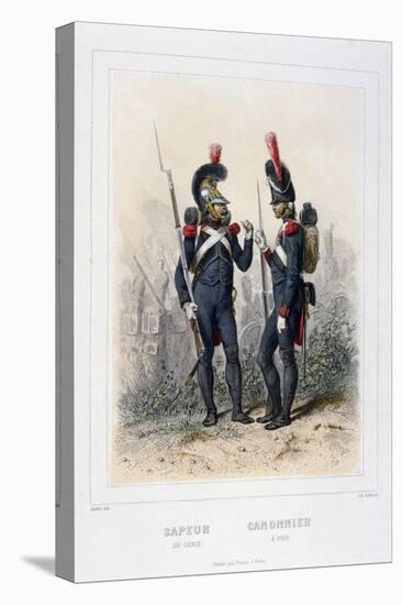Sapper and Gunner, Napoleon's Imperial Guard-C Colin-Premier Image Canvas