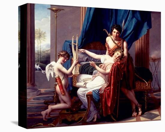 Sappho and Phaon, 1809-Jacques-Louis David-Stretched Canvas