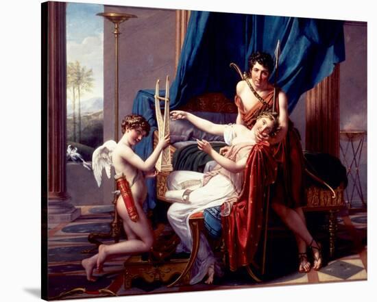 Sappho and Phaon, 1809-Jacques-Louis David-Stretched Canvas