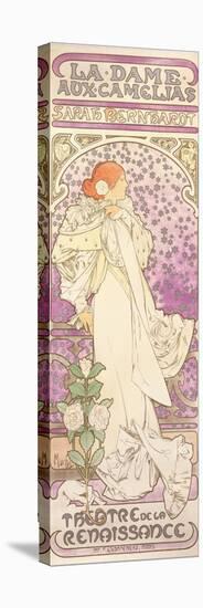 Sarah Bernhardt (1844-1923), La Dame Aux Camelias, at the Theatre De La Renaissance, 1896-Alphonse Mucha-Premier Image Canvas