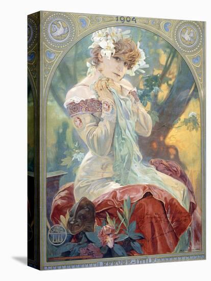 Sarah Bernhardt in the Role of Princess Lointaine, 1904-Alphonse Mucha-Premier Image Canvas