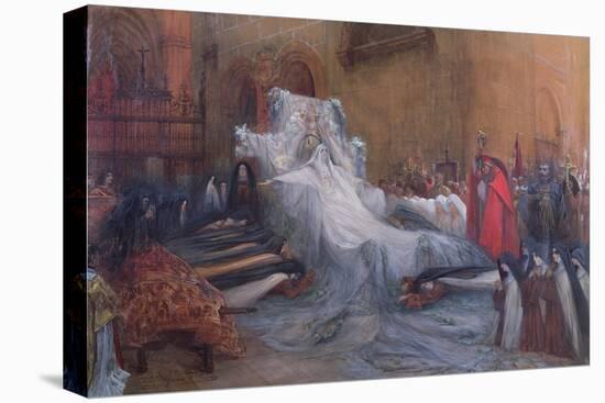 Sarah Bernhardt in the Title Role of Saint Teresa of Avila in the Play 'La Vierge d'Avila' by…-Georges Clairin-Premier Image Canvas