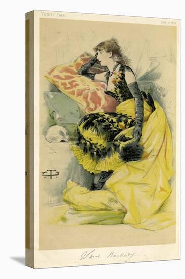 Sarah Bernhardt-Theobald Chartran-Stretched Canvas