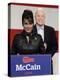 Sarah Palin Talks at a Campaign Rally for Senator John McCain at Pima County Fairgrounds in Tucson-null-Premier Image Canvas