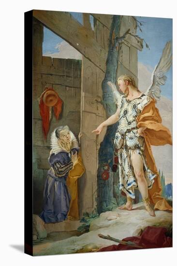 Sarah Rebuked by the Angel-Giambattista Tiepolo-Premier Image Canvas