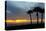 Sarasota, Sunset on the Crescent Beach, Siesta Key, Florida, USA-Bernard Friel-Premier Image Canvas