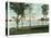 Saratoga Springs, New York - View of Saratoga Lake-Lantern Press-Stretched Canvas