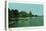 Saratoga Springs, New York - View of Saratoga Lake-Lantern Press-Stretched Canvas