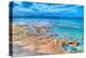 Sardinia Foreshore Coast View-null-Stretched Canvas