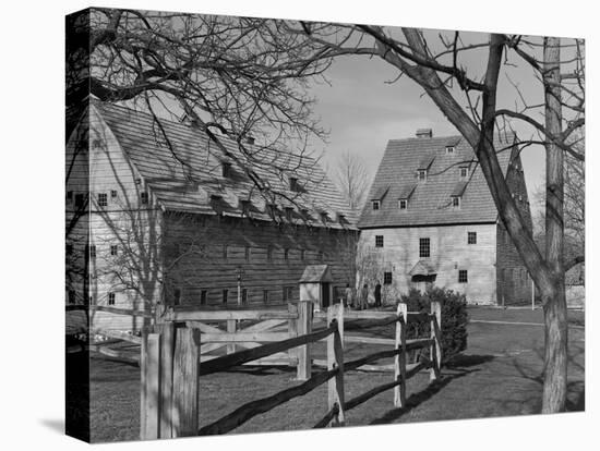 Saron and Saal of Ephrata Cloister at Ephrata, Pennsylvania-GE Kidder Smith-Premier Image Canvas