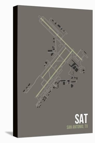 SAT Airport Layout-08 Left-Premier Image Canvas