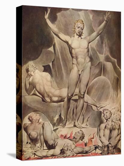 'Satan Arousing the Rebel Angels', 1808-William Blake-Premier Image Canvas