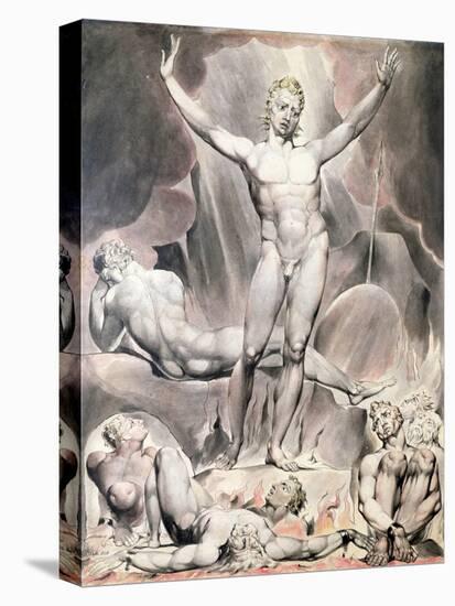 'Satan Arousing the Rebel Angels', 1808-William Blake-Premier Image Canvas