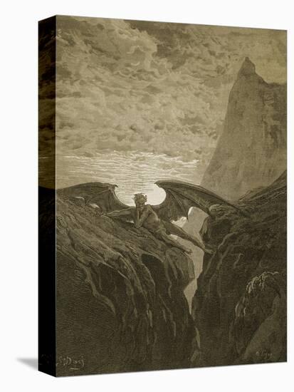 Satan Resting on the Mountain-Gustave Doré-Premier Image Canvas
