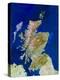 Satellite Image of Scotland-PLANETOBSERVER-Premier Image Canvas