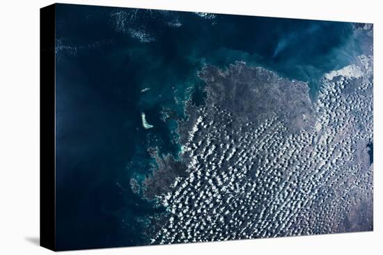 Satellite view of clouds over Drysdale River, Western Australia, Australia-null-Premier Image Canvas