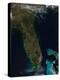 Satellite View of Florida-null-Premier Image Canvas