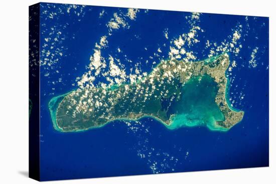 Satellite view of Grand Cayman-null-Premier Image Canvas