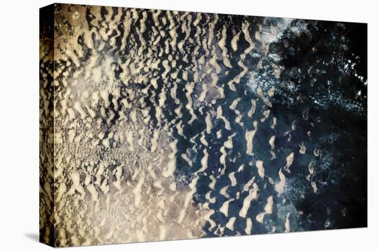 Satellite view of Lake Chad, Borno, Nigeria-null-Premier Image Canvas