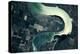 Satellite view of Missouri River, South Dakota, USA-null-Premier Image Canvas