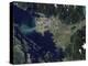 Satellite View of the Frasier River, British Columbia, Canada-Stocktrek Images-Premier Image Canvas