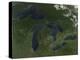 Satellite View of the Great Lakes-Stocktrek Images-Premier Image Canvas