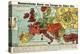 Satirical Map - Humoristische Karte Von Europa Im Jahre 1914-K. Lehmann-Dumont-Premier Image Canvas