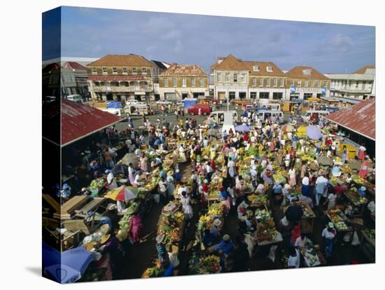 Saturday Market, St. Georges, Grenada, Windward Islands, West Indies, Caribbean, Central America-Sylvain Grandadam-Premier Image Canvas