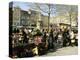 Saturday Market, Ville Basse, Carcassonne, Aude, Languedoc, France-Ken Gillham-Premier Image Canvas