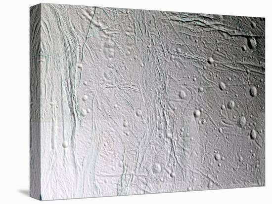 Saturn's Moon Enceladus-Stocktrek Images-Premier Image Canvas