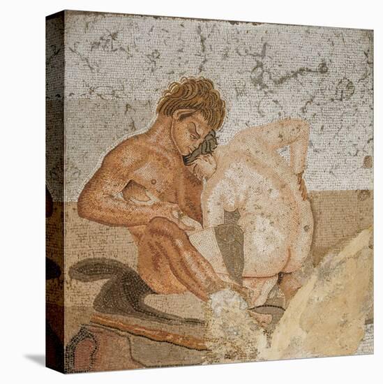 Satyr and Nymph, from the House of the Faun , Pompeii-Roman-Premier Image Canvas