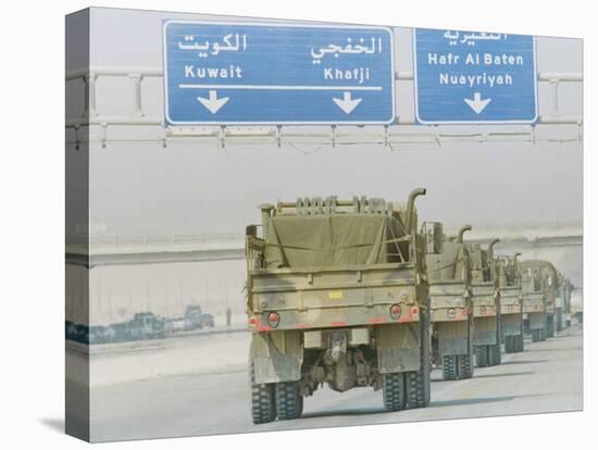 Saudi Arabia Army U.S Forces Mech. Equipment Kuwait Crisis-Diether Endlicher-Premier Image Canvas
