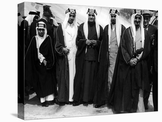 Saudi Arabian Delegates Arriving in San Francisco-Ralph Crane-Premier Image Canvas