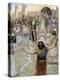 Saul prophesies with the prophets by Tissot -Bible-James Jacques Joseph Tissot-Premier Image Canvas