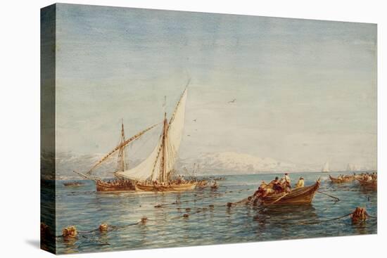 Sausset, environs de Marseille, la pêche au thon-Félix Ziem-Premier Image Canvas