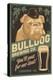 Savannah, Georgia - Bulldog - Retro Stout Beer Ad-Lantern Press-Stretched Canvas