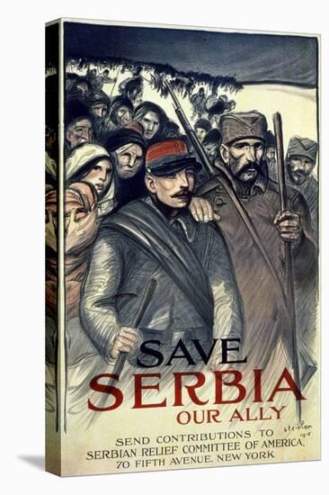 "Save Serbia, Our Ally", 1916-Théophile Alexandre Steinlen-Premier Image Canvas