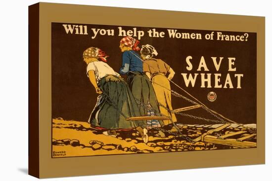 Save Wheat-Edward Penfield-Stretched Canvas