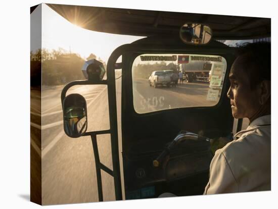 Sawngthaew Tuk-Tuk, Vientiane, Laos, Indochina, Southeast Asia, Asia-Ben Pipe-Premier Image Canvas