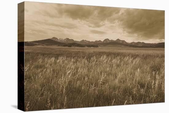 Sawtooth Mountains Idaho II Dark-Alan Majchrowicz-Stretched Canvas