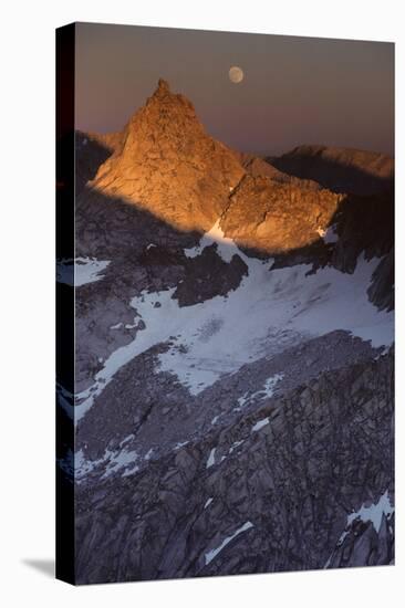 Sawtooth Peak, Moonrise, Sequoia and Kings Canyon National Park, California, USA-Gerry Reynolds-Premier Image Canvas