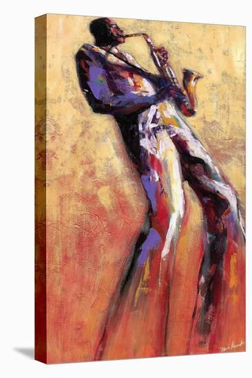 Sax Solo-Monica Stewart-Stretched Canvas