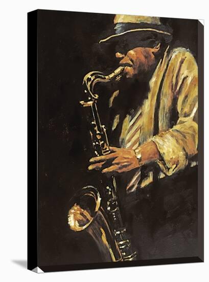 Saxophonist-Hazel Soan-Stretched Canvas