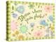 Sayings 2 Bloom-Viv Eisner-Stretched Canvas